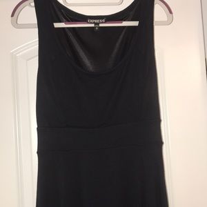 Express XS black skater dress